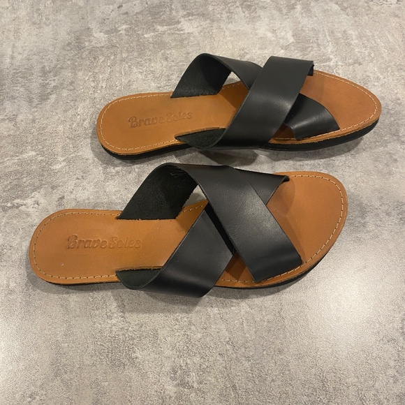 Brave Soles 'The Constanza' Leather slides - Picture 5 of 9